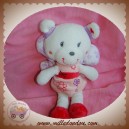 POMMETTE SOS DOUDOU OURS ANGE AILE ROBE ROSE FLEURS