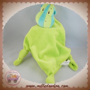 CARREBLANC SOS DOUDOU SINGE DRAGON PLAT VERT NOEUD