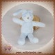 JACADI SOS DOUDOU PELUCHE LAPIN BLEU CLAIR