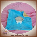 BENGY DOUDOU OURS GRIS PLAT BLEU TURQUOISE JAUNE SOS