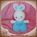 LUMINOU SOS DOUDOU LAPIN FLUORESCENT BLEU CAROTTE SOS