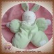 TARTINE ET CHOCOLAT SOS DOUDOU LAPIN BLANC CORPS VERT