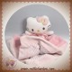 SANRIO SOS DOUDOU CHAT HELLO KITTY PLAT ROSE FLEUR HOCHET RAYE