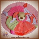 MAXITA SOS DOUDOU LAPIN MARRON PLAT ROSE ROUGE VERT SOS