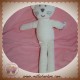 BOUT'CHOU MONOPRIX SOS DOUDOU CHAT BLANC VELOURS 