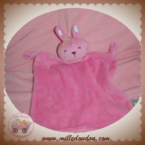 ORCHESTRA SOS DOUDOU LAPIN PLAT ROSE RECTANGLE