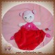 INFLUX SOS DOUDOU POUPEE ROSE PLAT ROBE ROUGE CORA SOS