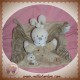 NICOTOY SOS DOUDOU LAPIN ECRU PLAT BEIGE ABC KIABI DESSIN