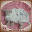 DIMPEL SOS DOUDOU MOUTON FIDELIE PLAT GRIS BLANC LIN