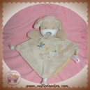 NICOTOY SOS DOUDOU CHIEN BEIGE PLAT VERT OISEAU NOEUD