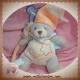 BABYNAT BABY NAT SOS DOUDOU OURS GRIS ORANGE ETOILE FLUORESCENT