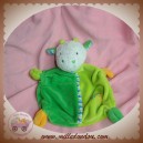 BABYSUN BABY CLUB SOS DOUDOU VACHE GIRAFE PLAT VERT RATEAU PELLE