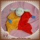 PARADISE TOYS DOUDOU MOUTON PLAT ORANGE ROUGE LIDL SOS