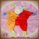 PARADISE TOYS DOUDOU MOUTON PLAT ORANGE ROUGE LIDL SOS