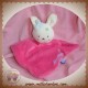 SUCRE D'ORGE SOS DOUDOU LAPIN BLANC PLAT TRIANGLE ROSE