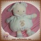 NOUNOURS DOUDOU LAPIN BLANC BOULE VERT SOS