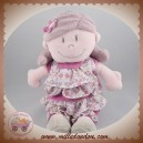 NOUKIE'S SOS DOUDOU POUPEE FILLE KENZA ROSE HABIT VIOLET FLEUR SOS