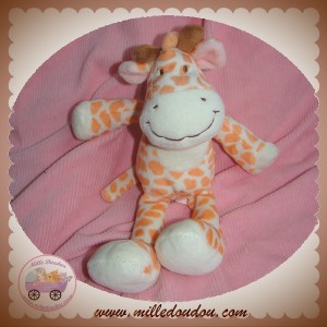 NICOTOY SOS DOUDOU GIRAFE TACHETE MOLLE ORANGE CLAIR