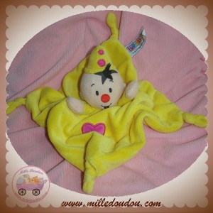 STUDIO 100 SOS DOUDOU LUTIN CLOWN PLAT JAUNE COEUR BUMBA