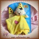 STUDIO 100 SOS DOUDOU LUTIN CLOWN PLAT JAUNE COEUR BUMBA