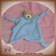 KALOO SOS DOUDOU OURS BEIGE PLAT BLEU PLUME SOS