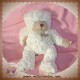 HISTOIRE D'OURS SOS DOUDOU OURS BLANC POIL BEIGE