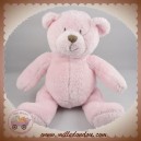 OKAIDI OBAIBI SOS DOUDOU OURS PELUCHE ROSE BILLES SOS