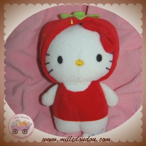 H&M H ET M SOS DOUDOU CHAT HELLO KITTY DEGUISE FRAISE ROUGE