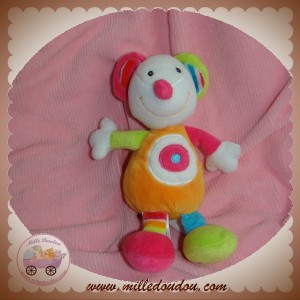 BABYSUN BABY SUN SOS DOUDOU SOURIS ROSE BLANCHE ORANGE 