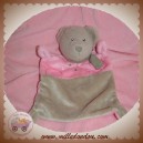 NICOTOY SOS DOUDOU OURS BEIGE PLAT ROSE MARRON ETOILES