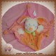 NICOTOY SOS DOUDOU LAPIN ECRU PLAT ORANGE ROSE CAROTTE