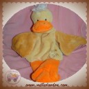 HISTOIRE D'OURS SOS DOUDOU CANARD JAUNE MARIONNETTE ORANGE