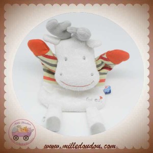 SUCRE D'ORGE DOUDOU CERF RENNE BLANC FOREST CAJOU MARIONNETTE SOS