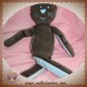 BOUT'CHOU MONOPRIX SOS DOUDOU CHAT MARRON BLEU 40 CM