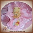 DISNEY SOS DOUDOU OURS WINNIE MOUCHOIR ROSE SATINEE CUPCAKE