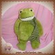 LASCAR SOS DOUDOU GRENOUILLE VERTE ECHARPE RAYE 18AAZACHARPE TOUT COMPTE FAIT