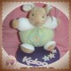 KALOO SOS DOUDOU SOURIS BOULE VERT BLANC ETOILE WINTER FOLLIES