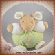 KALOO SOS DOUDOU SOURIS BOULE VERT BLANC ETOILE WINTER FOLLIES