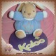 KALOO SOS DOUDOU LAPIN BOULE BLEU BLANC ETOILE WINTER FOLLIES