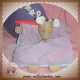 KALOO SOS DOUDOU SOURIS PLAT VIOLET BLEU ETOILE WINTER FOLLIES