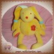 NOUNOURS DOUDOU LAPIN PRIMEVERE ORANGE FLEUR SOS