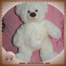 GIPSY SOS DOUDOU OURS BOUCLETTE BLANC ECRU 35 CM