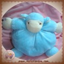 GIFI SOS DOUDOU MOUTON BOULE BLEU ECRU