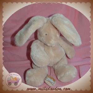 MOULIN ROTY SOS DOUDOU LAPIN BOUCLETTE BEIGE BASILE ET LOLA MUSICAL SOS