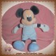 DISNEY SOS DOUDOU MICKEY BLEU NOIR PASTEL HOCHET SALOPETTE