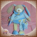 BABYNAT BABY NAT SOS DOUDOU LAPIN MILO BLEU JAUNE PAPILLON EVEIL