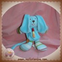 SUCRE D'ORGE DOUDOU LAPIN CHIEN CAJOU BLEU ATTACHE TETINE SOS