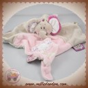 NOUKIE'S SOS DOUDOU ELEPHANT KALI TIDOU PLAT MAUVE ROSE FLEUR SOS