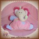 NATTOU DOUDOU ELEPHANT HOCHET ROSE FLEUR 14 cm SOS