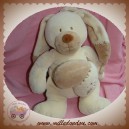 NICOTOY SOS DOUDOU LAPIN ECRU COEUR BEIGE MUSICAL SOS